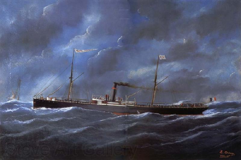 Adam Elsheimer Le Vapeur Amiral jacobsen Norge oil painting art
